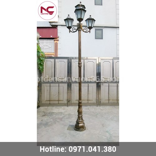cot den san vuon dc02, cột đèn sân vườn tại vĩnh phúc