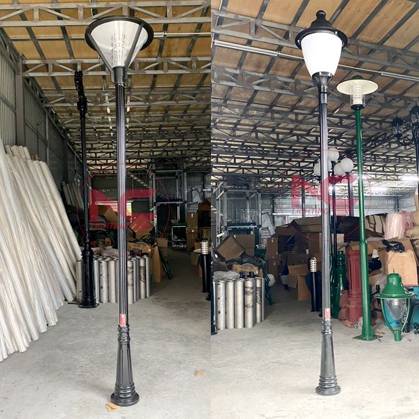 cột đèn trang trí 1 bóng, Cột đèn sân vườn 1 bóng