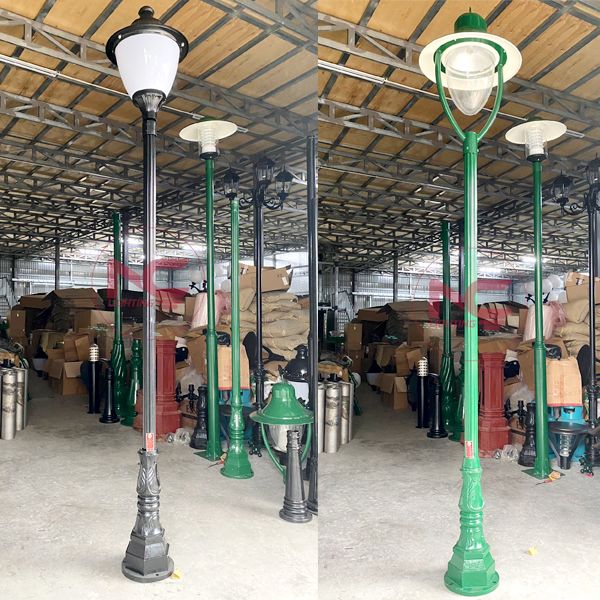cột đèn trang trí 1 bóng dc02, Cột đèn sân vườn 1 bóng