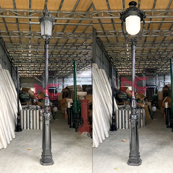 cột đèn trang trí 1 bóng dc05, Cột đèn sân vườn 1 bóng