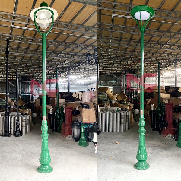 cột đèn trang trí 1 bóng dc09, Cột đèn sân vườn 1 bóng