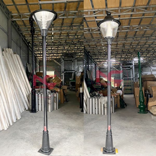 cột đèn trang trí sân vườn 1 bóng, Cột đèn sân vườn 1 bóng