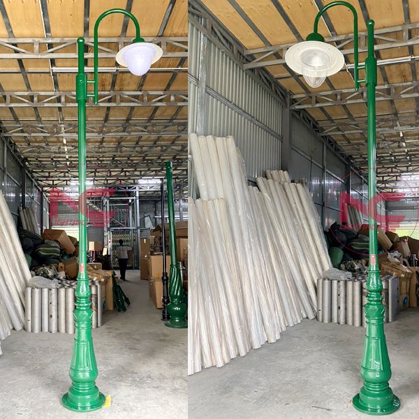 cột đèn trang trí sân vườn 1 bóng DC 06, Cột đèn sân vườn 1 bóng
