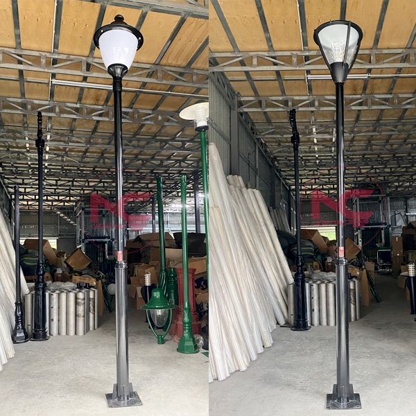 cột đèn trang trí sân vườn 1 bóng