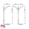 Cột đèn đường chiếu sáng NC-02