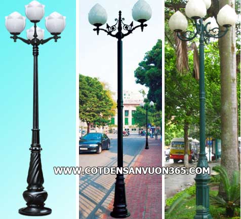 Đèn sân vườn hoa sen