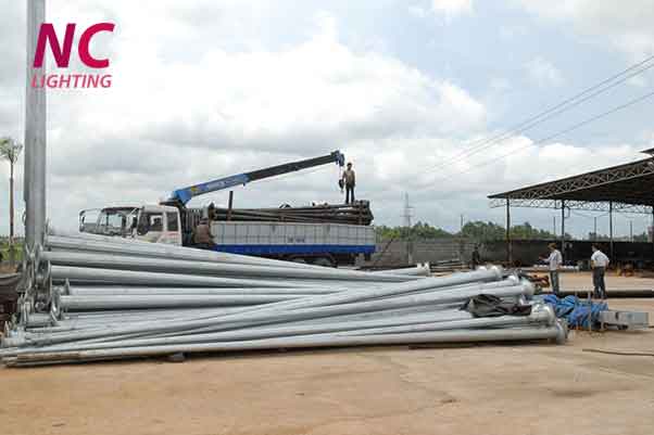 Hình ảnh xưởng sản xuất trụ đèn đường phố NC - 06 NC LIGHTING