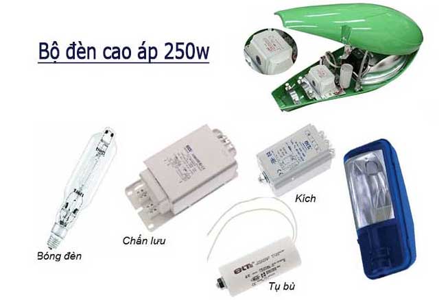 Bộ đèn cao áp 250W