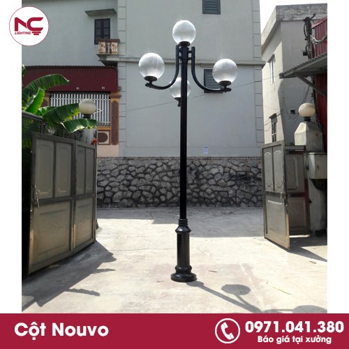 cot-den-nouvo, cột đèn sân vườn tại bắc giang