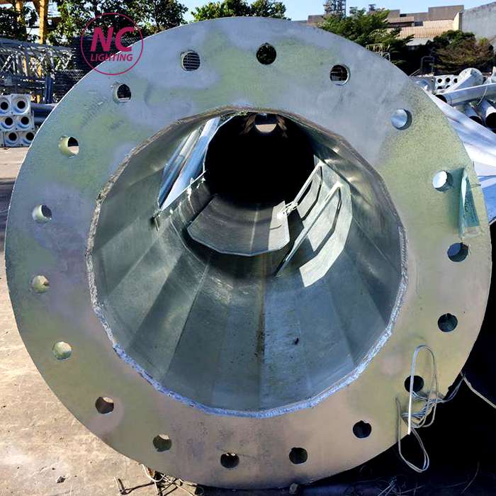 Cột đèn nâng hạ