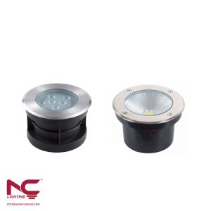đèn led âm đất cotdensanvuon365