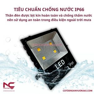 Đèn Pha Led PNC-20 P=200W 13 Đèn Pha led 200W PNC 20