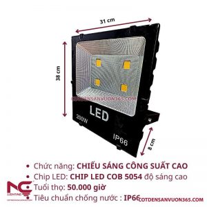 Đèn Pha Led PNC-20 P=200W 14 Đèn Pha led 200W PNC 20