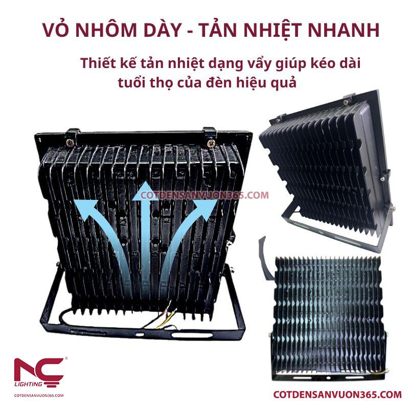 Đèn Pha Led PNC-20 P=200W 23 Đèn Pha led 200W PNC 20