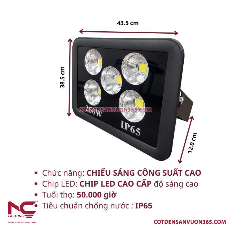 Đèn pha led 250W PNC39 10 Đèn pha led 250W PNC39